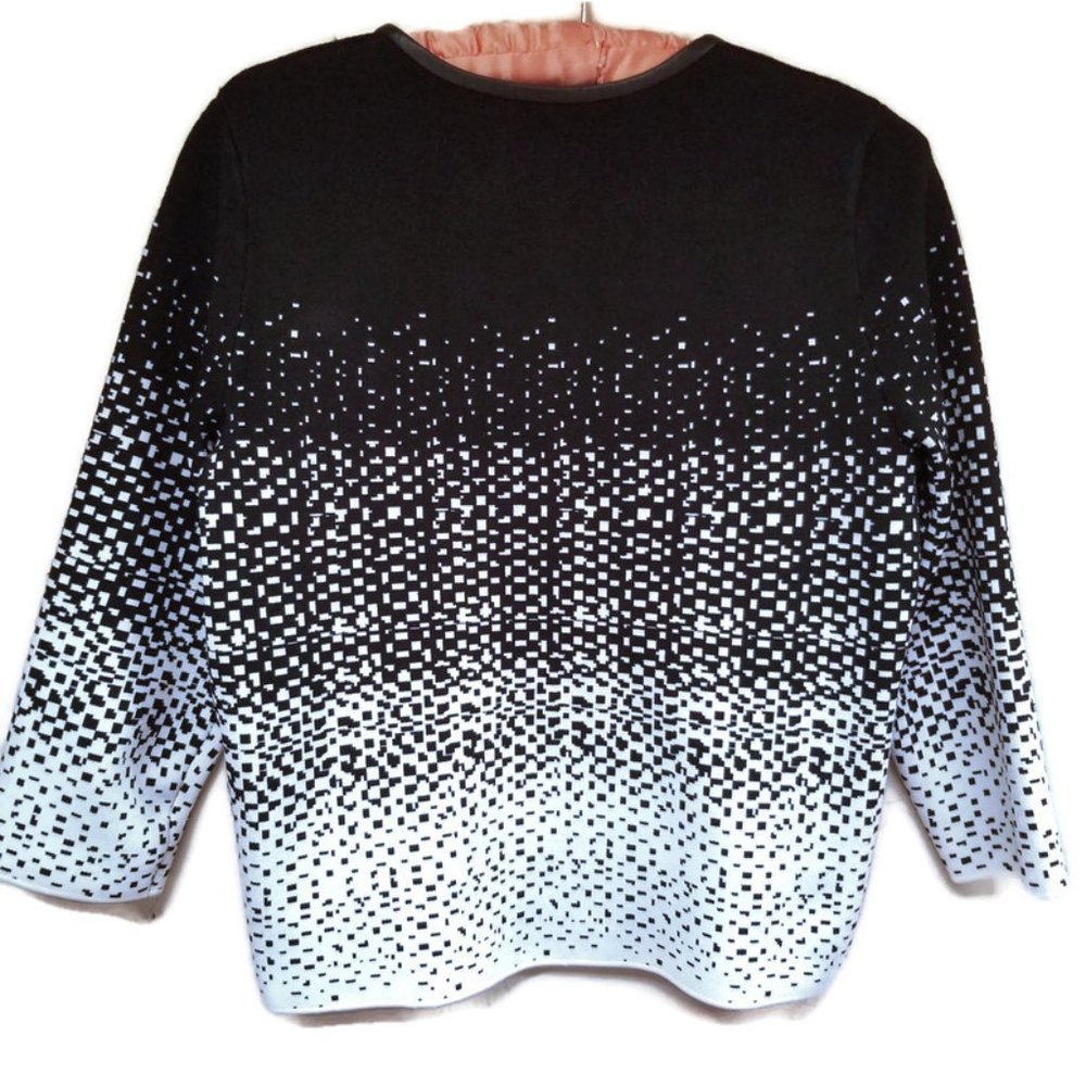 Classiques Entier Leather Trim Knit Cardigan XS - Picture 7 of 10